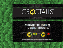 Tablet Screenshot of croctails.net